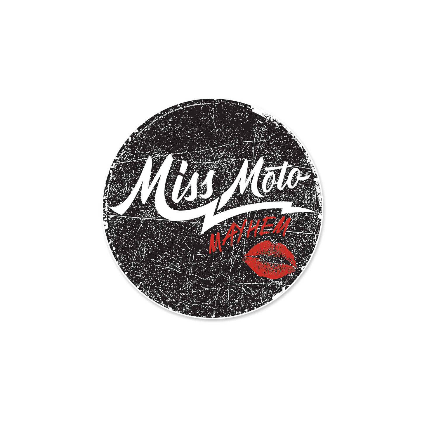 3x3” Miss Moto Mayhem Sticker